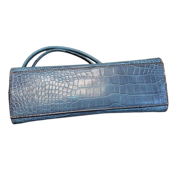 Tommy Hilfiger Purse MEDIUM SHOULDER BAG faux alligator career business core - Picture 6 of 13